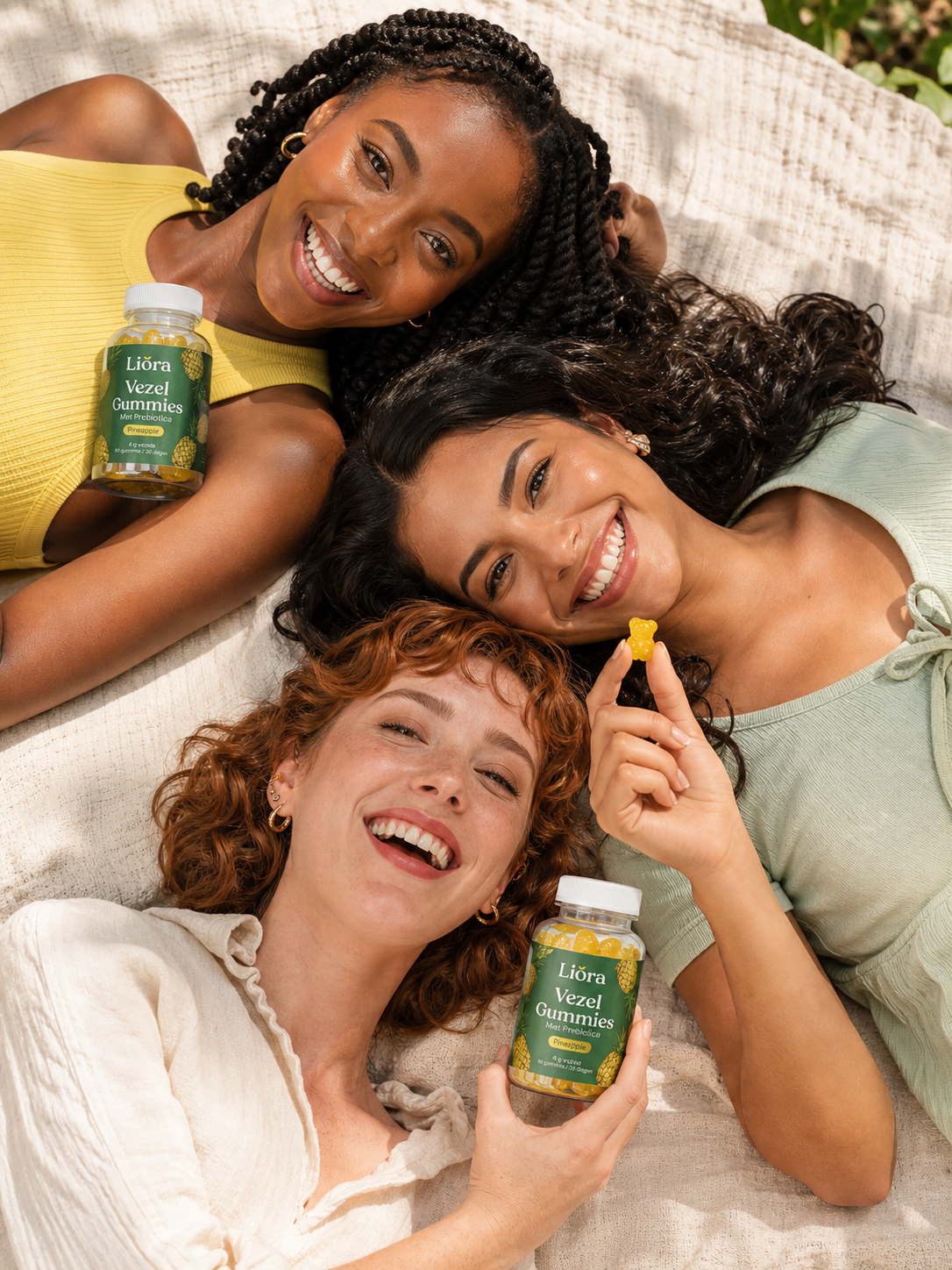 Liora Vezel Gummies tijdens een moment samen